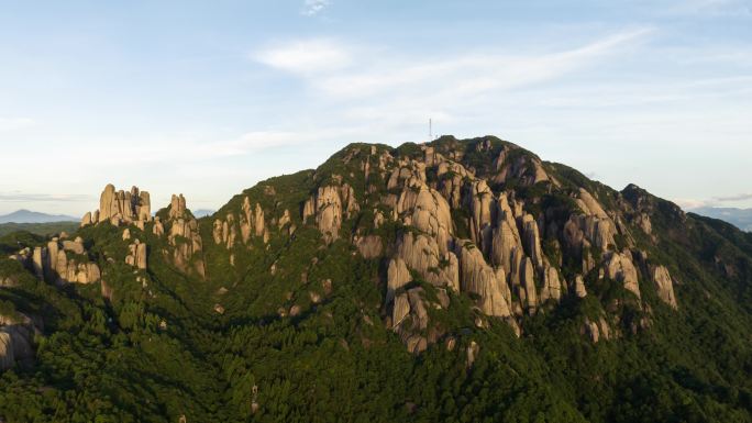 4K航拍延时摄影福建福鼎太姥山白茶产地