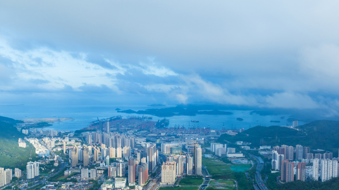 盐田港大景延时