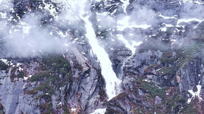 4K航拍川西阿坝州毕棚沟风光美景