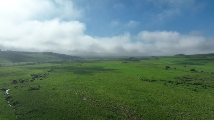 丘陵山地夏日风景