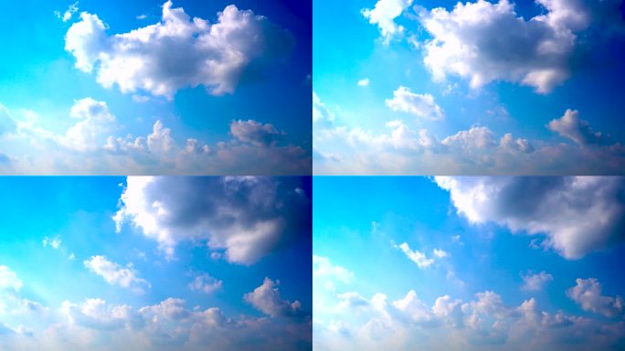 4K蓝天白云 云动态 云延时 天空空镜