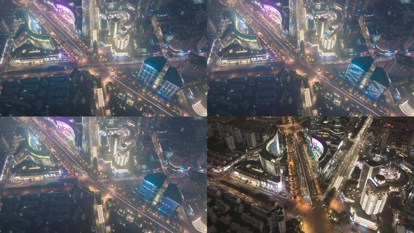 上海世纪大道夜景