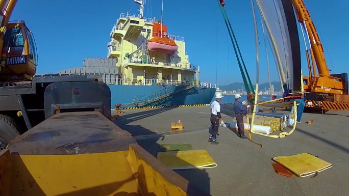 海洋馆建造 海面运输 建材运输