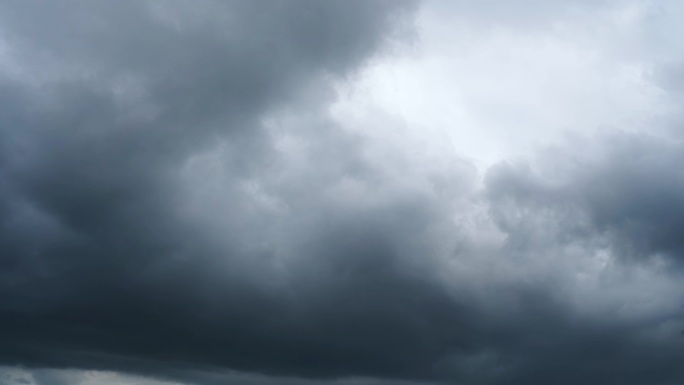 阴天乌云延时天空多云天气变化雷暴风雨来临