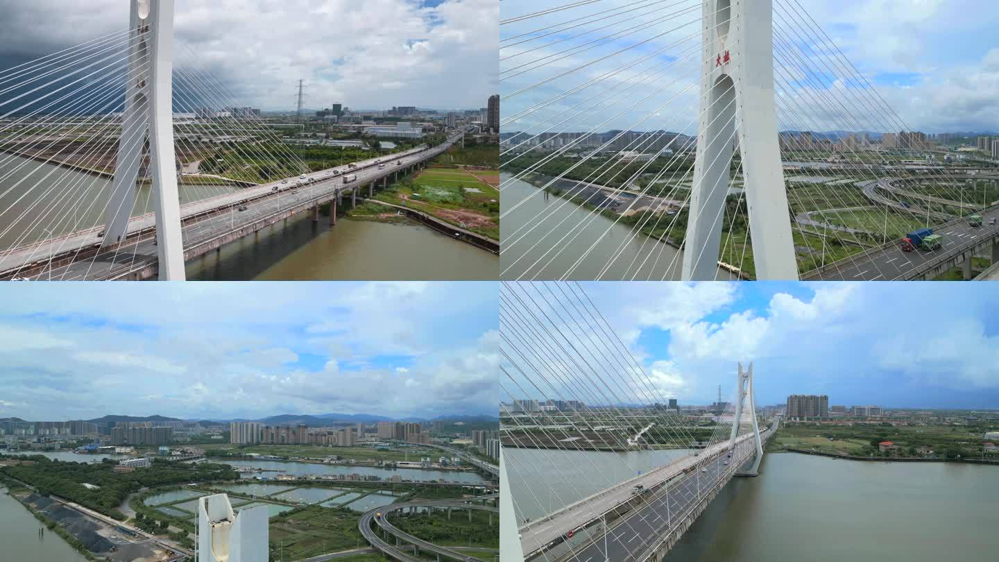 中山港大桥航拍