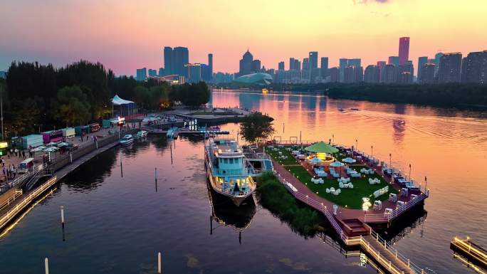 沈阳浑河夜景