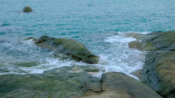 大海 礁石 岩石 海浪 海景 海南三亚