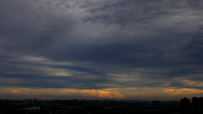 城北上塘高架天空延时