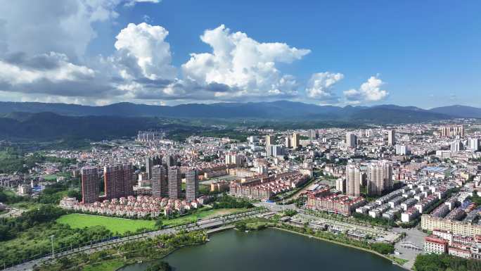 云南瑞丽市市区风景