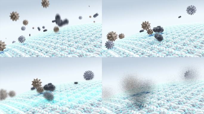 抗菌面料3D动画