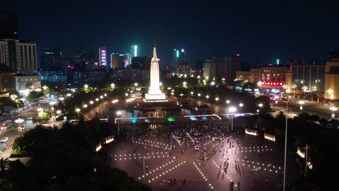 八一广场夜景