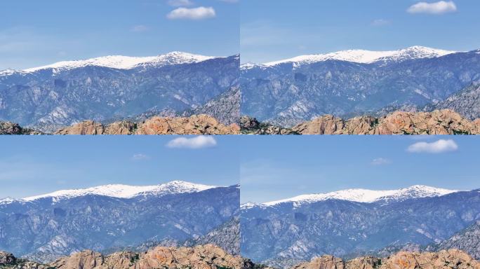 4K航拍新疆阿勒泰福海县萨尔布拉克地貌