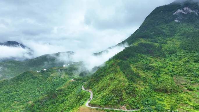 4k大自然村庄盘山公路