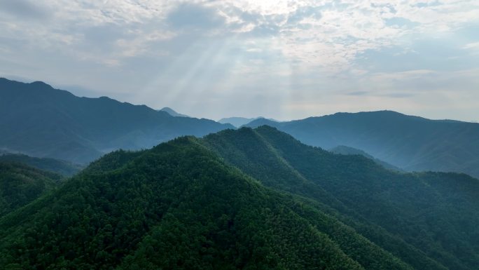 4K航拍大围山深山大山原始森林丛林峻岭8