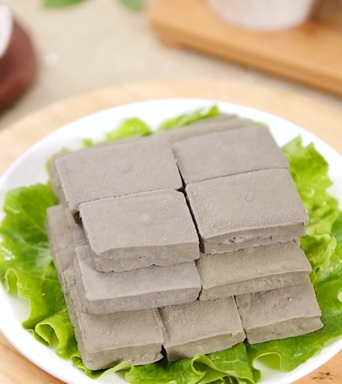 黑豆包浆豆腐