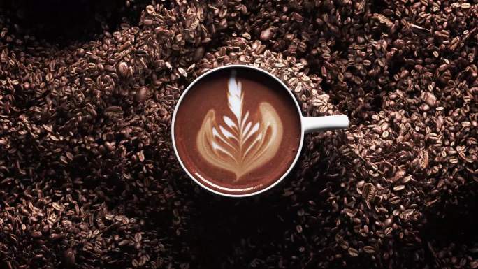 咖啡 咖啡豆 咖啡杯 研磨动画 咖啡分镜