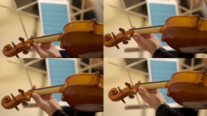 拉提琴细节01