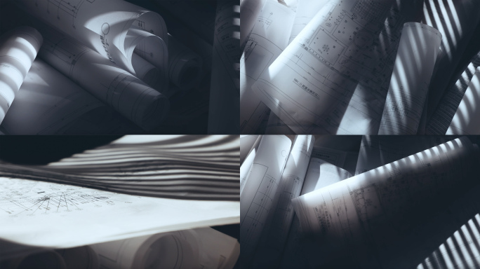 设计师查看图纸