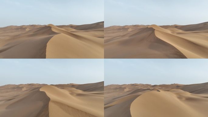 沙漠沙丘航拍