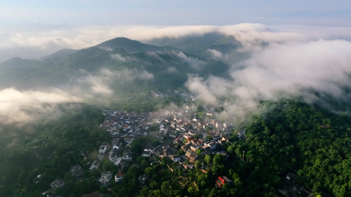 美丽乡村云雾山村