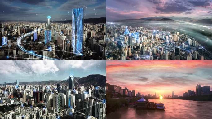 兰州城市科技视频素材4K