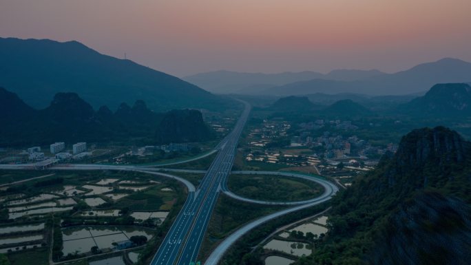 粤西高速 航拍延时