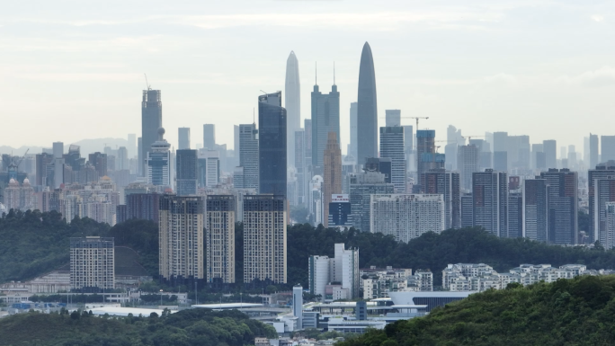 建设中的深圳-罗湖地标