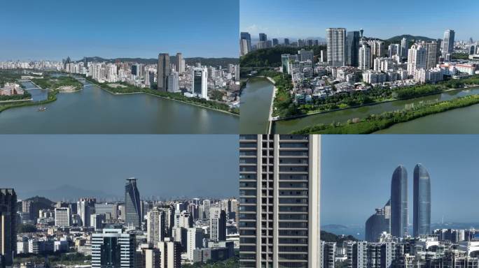 4K高清宣传片使用厦门航拍城市空镜