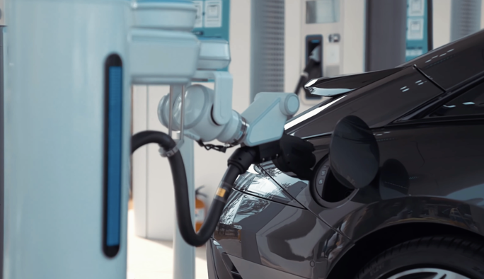 新能源智能充电桩汽车充电站新能源汽车