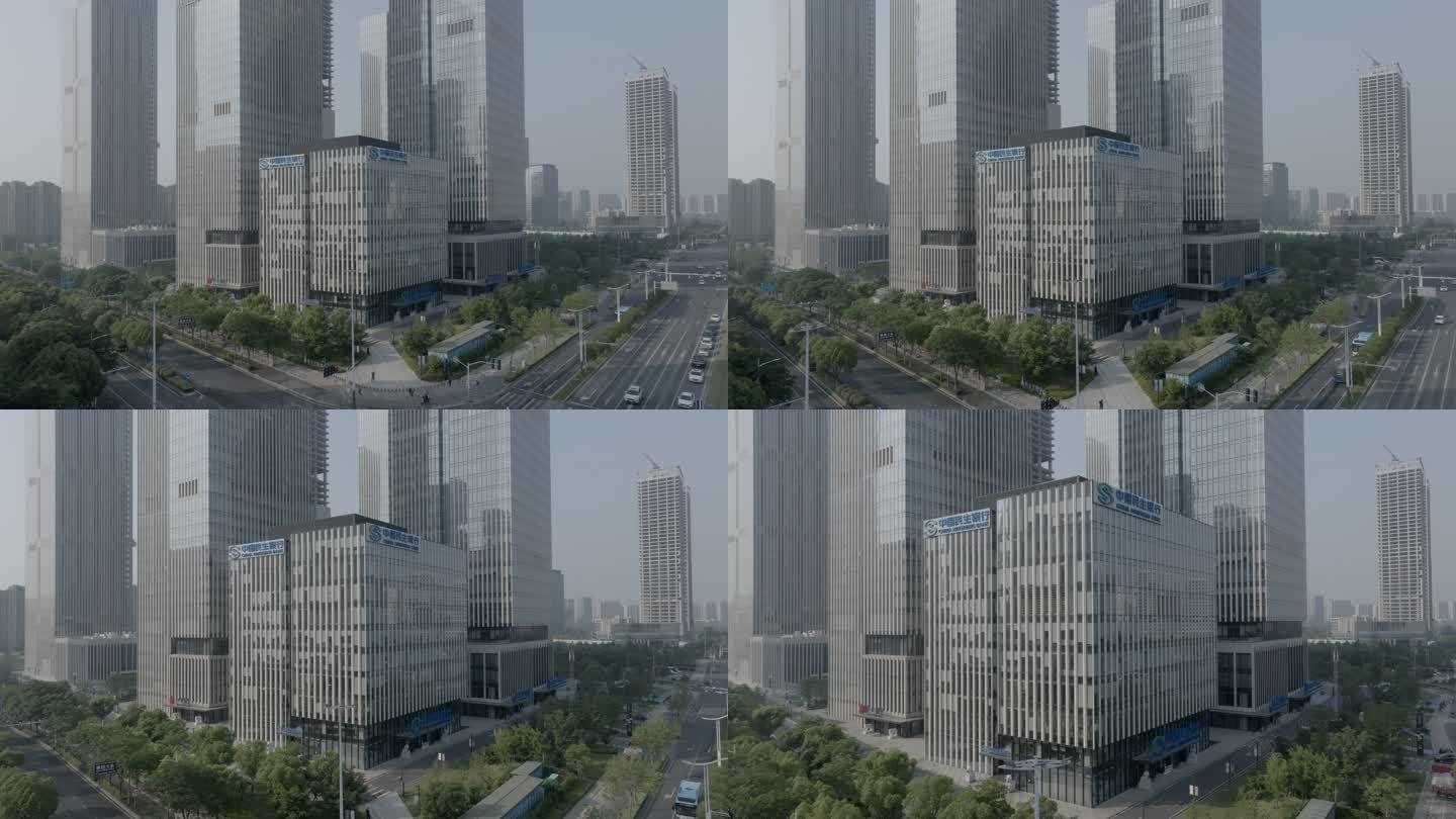中国民生银行大楼航拍