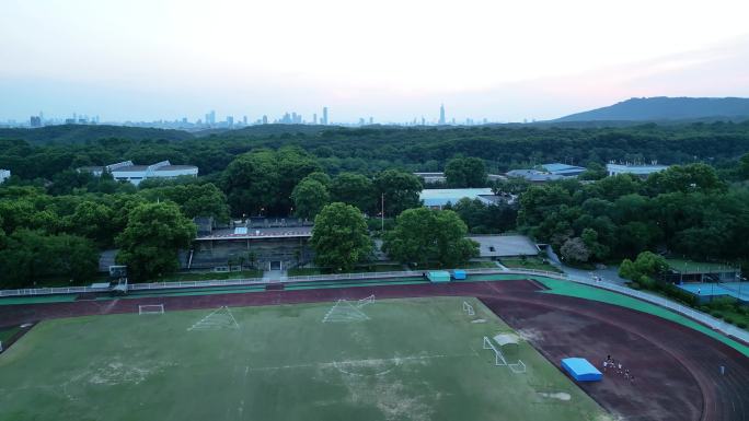 南京体育公园 体育学院 民国体育场 远眺