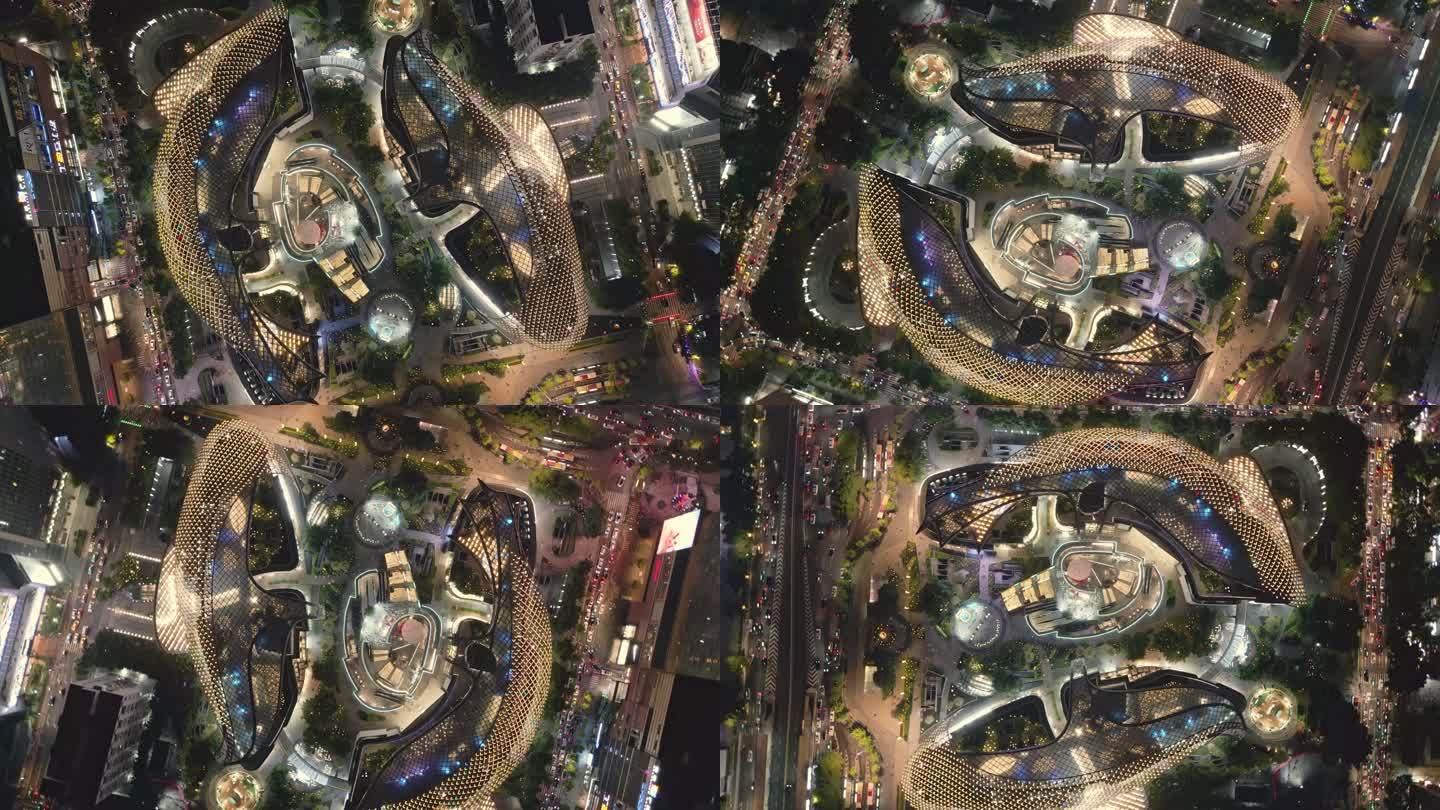【正版4K】广州天环广场夜景