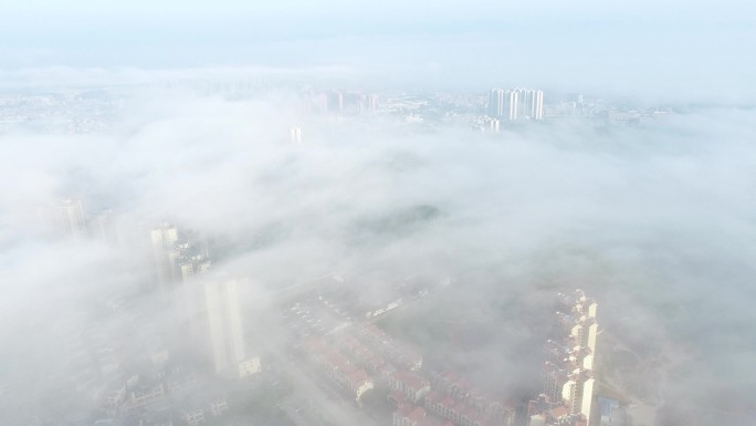 都市雾景
