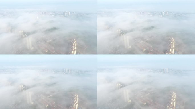 都市雾景