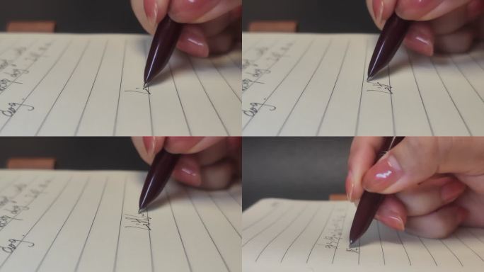 【原创实拍】钢笔写字5