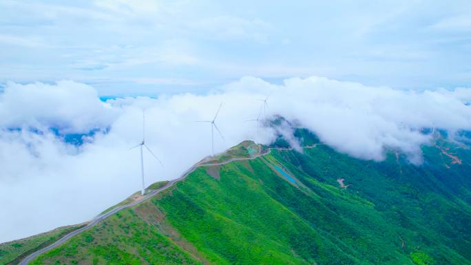 新能源电力生产风电设备4K环保科技风电塔