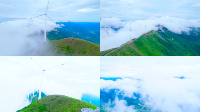 新能源电力生产风电设备4K环保科技风电塔