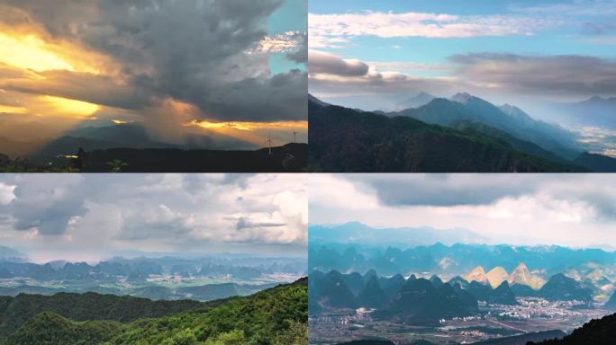 台风 暴雨 下雨 恶劣天气延时素材