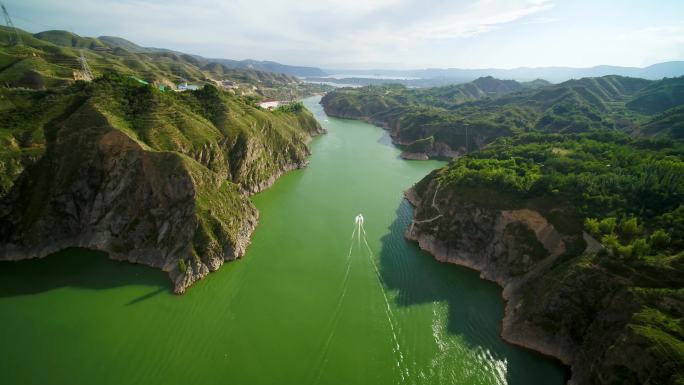 4K_刘家峡水电站上游水库黄河和洮河两河