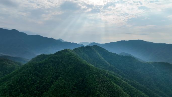 4K航拍大围山深山原始森林丛林峻岭合集2