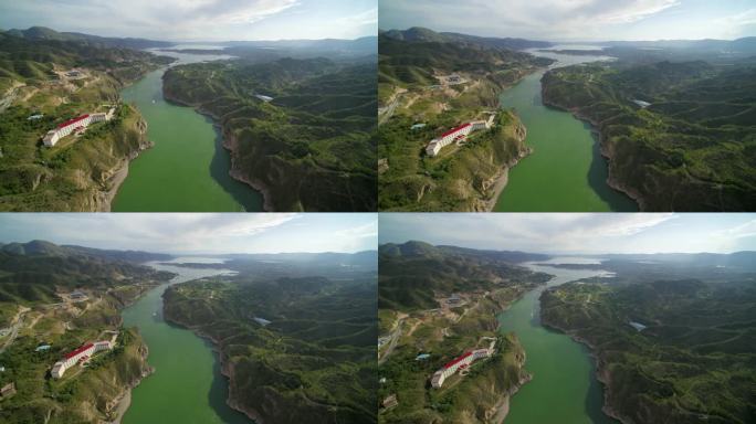4K_刘家峡水电站上游水库黄河和洮河两河