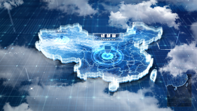 科技中国地图项目分布