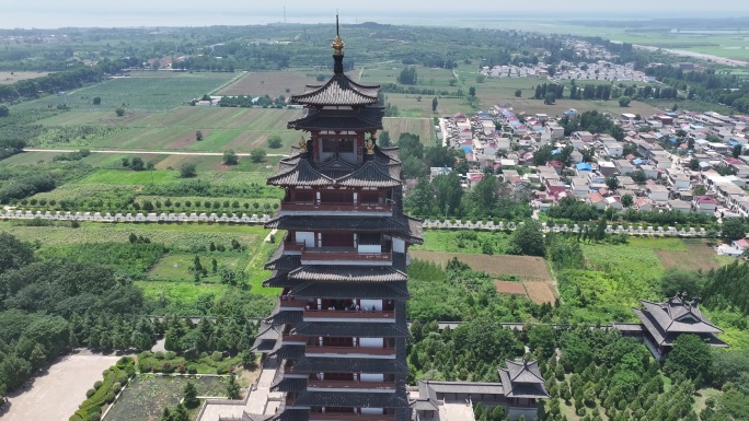 微山湖微山岛望湖楼