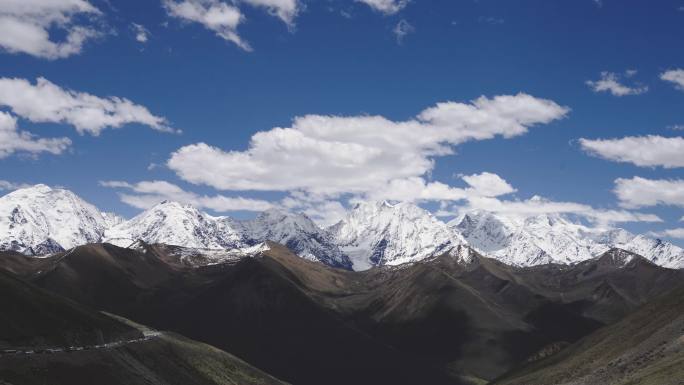 贡嘎雪山延时镜头3组