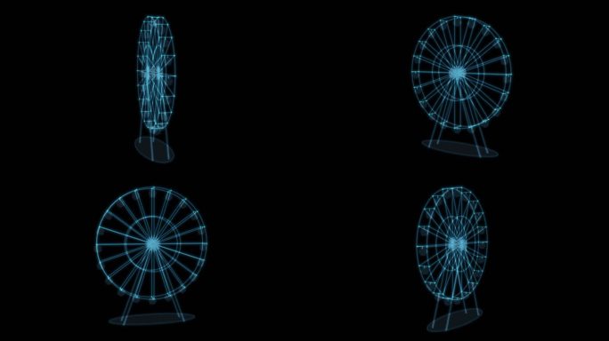 摩天轮 游乐园浪漫情侣约会游乐园迪士尼
