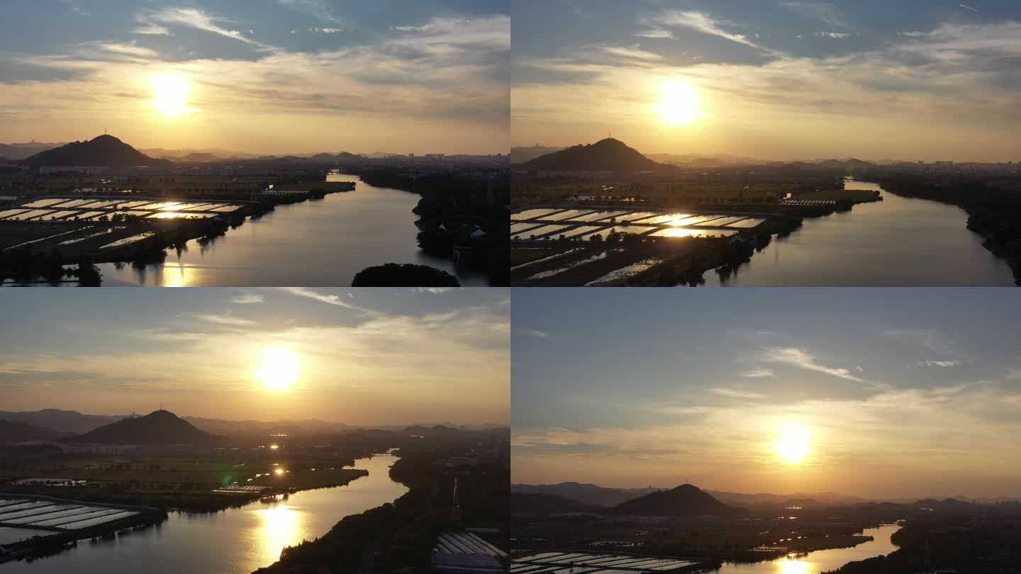 4K鉴湖夕阳