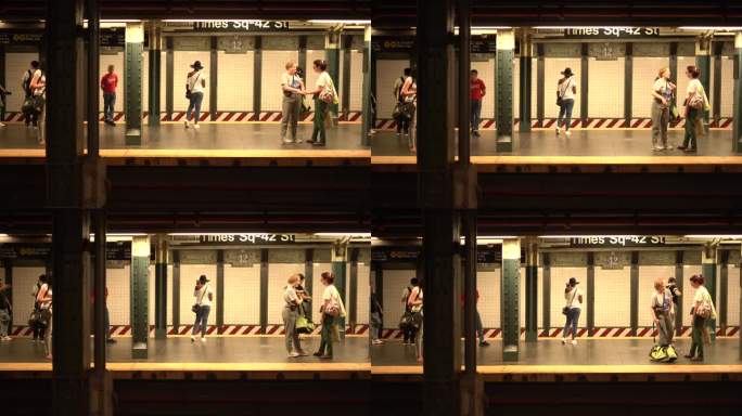 纽约地铁4K画面