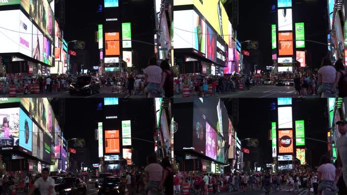 纽约时代广场4K画面