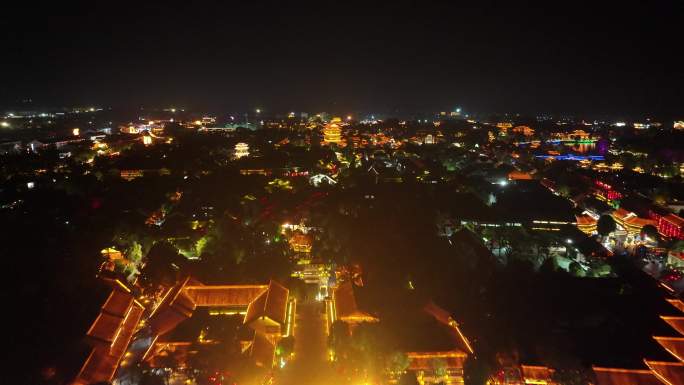 枣庄台儿庄古城夜景