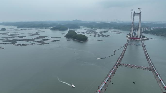 在建中的钦州龙门大桥